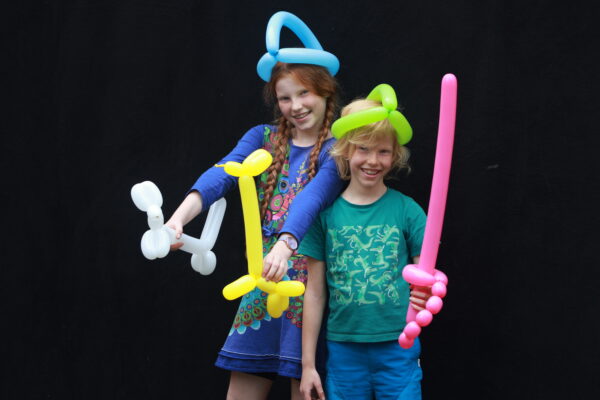 Ballons drehen Luftballonmodellage