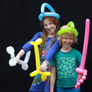 Ballons drehen Luftballonmodellage